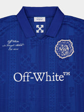 Off-White Blue Lion Nation Soccer Shirt