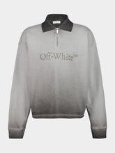 Off-White Degradé Black Laundry Fleece Polo
