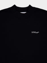 Off-White Black Boro Arrow Skate Crewneck Sweatshirt