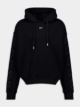 Off-White Black Stitch Arrow Skate Hoodie