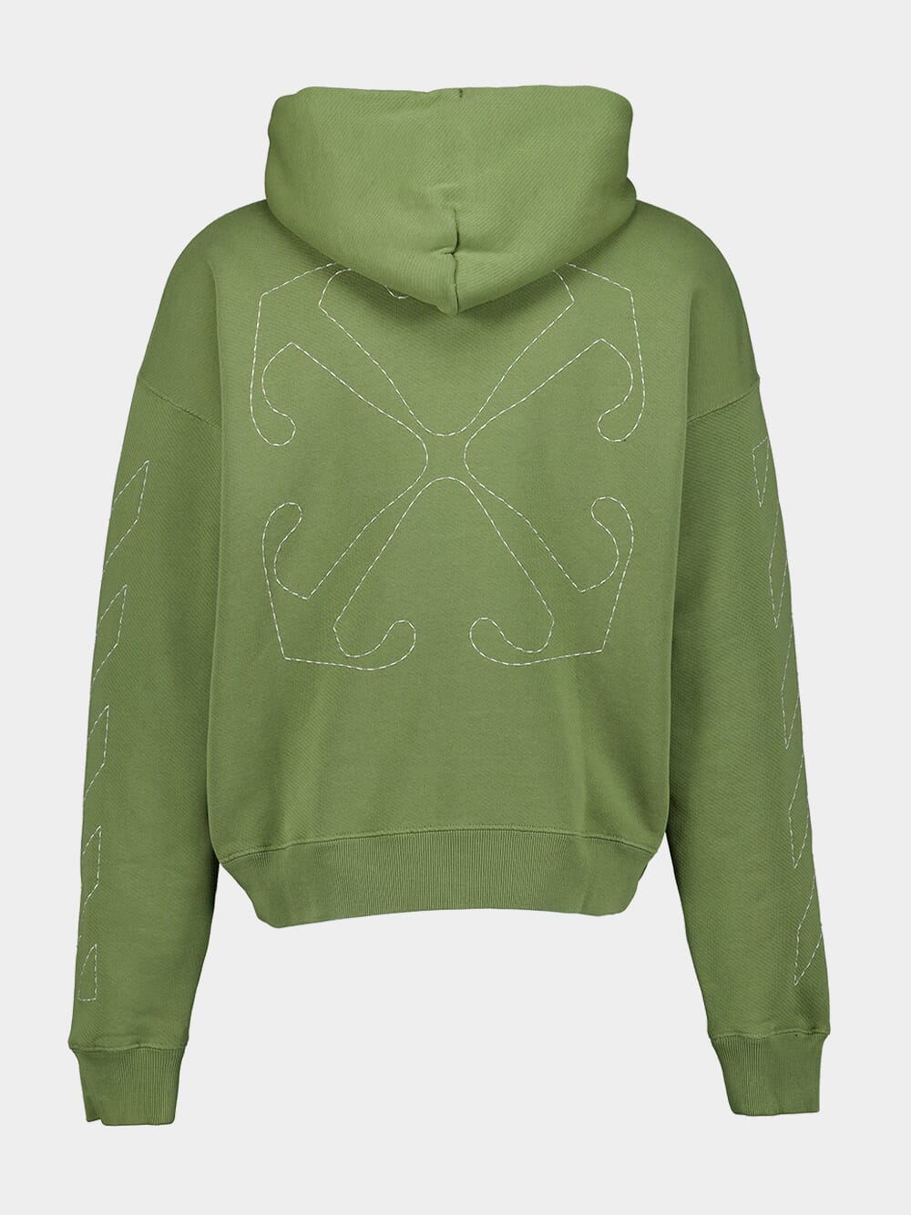 Logo-Embroidered Cotton-Blend Hoodie