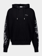 Off-White Black Flower Diag Skate Hoodie