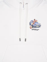 Off-White White Fresco Arrow Skate Hooded Sweatshirt