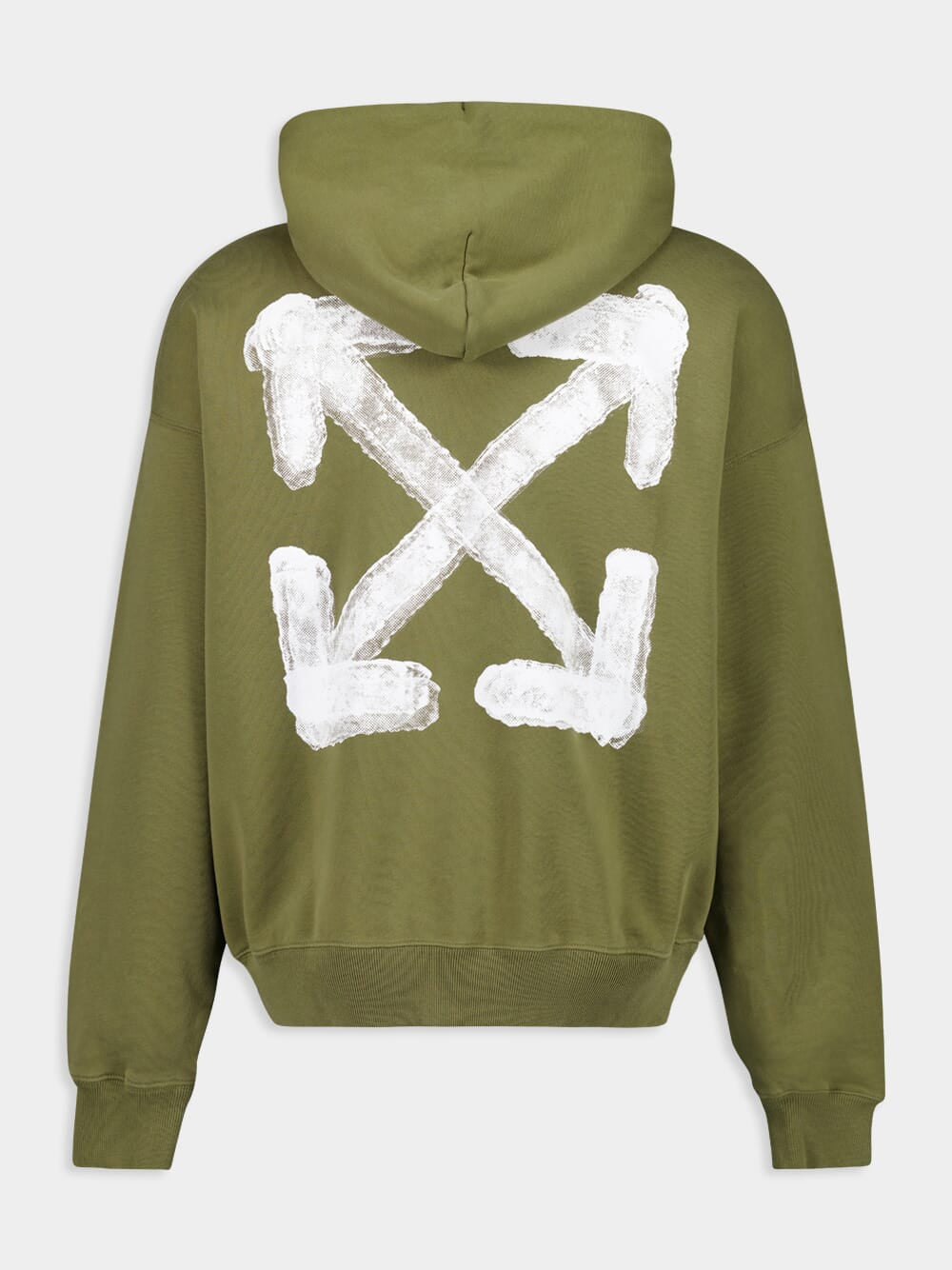 Green Spray Arrow Cotton Sweatshirt