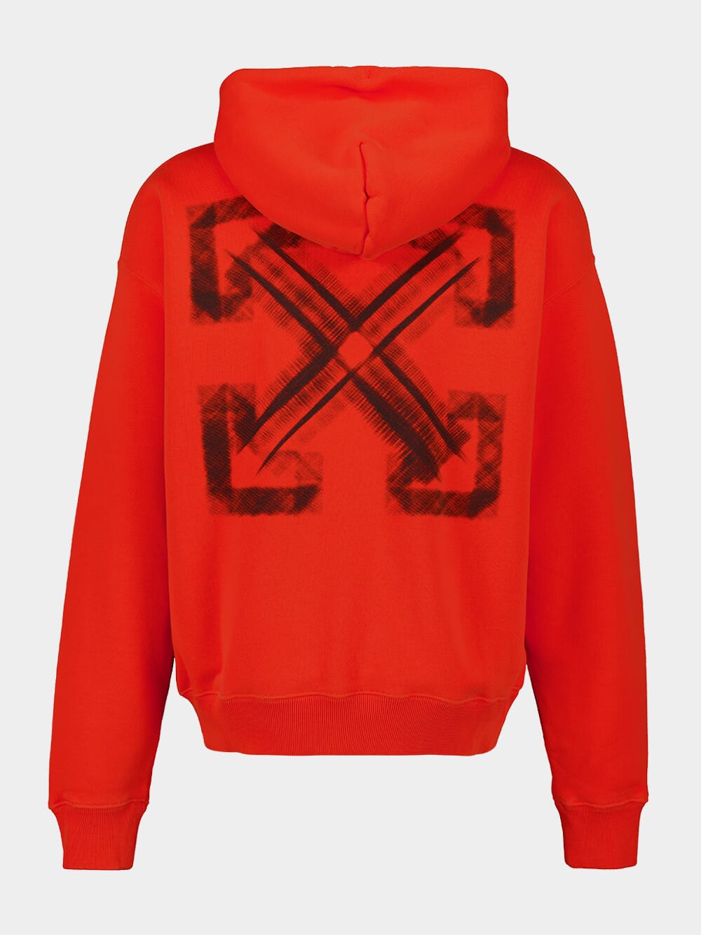 Orange Vibe Arrow Graphic Sweatshirt