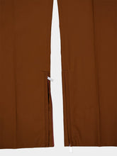 Off-White Slim Fit Tobacco Cotton Trousers