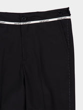 Off-White Black Mini Flare Wool Arrow Trousers
