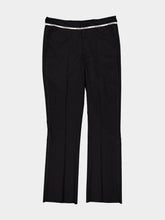 Off-White Black Mini Flare Wool Arrow Trousers