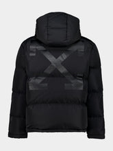 Off-White Black Padded Diag Arrow Down Jacket