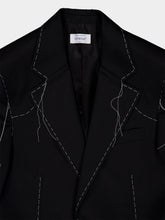 Off-White Black Stitch Arrow Wool Blazer