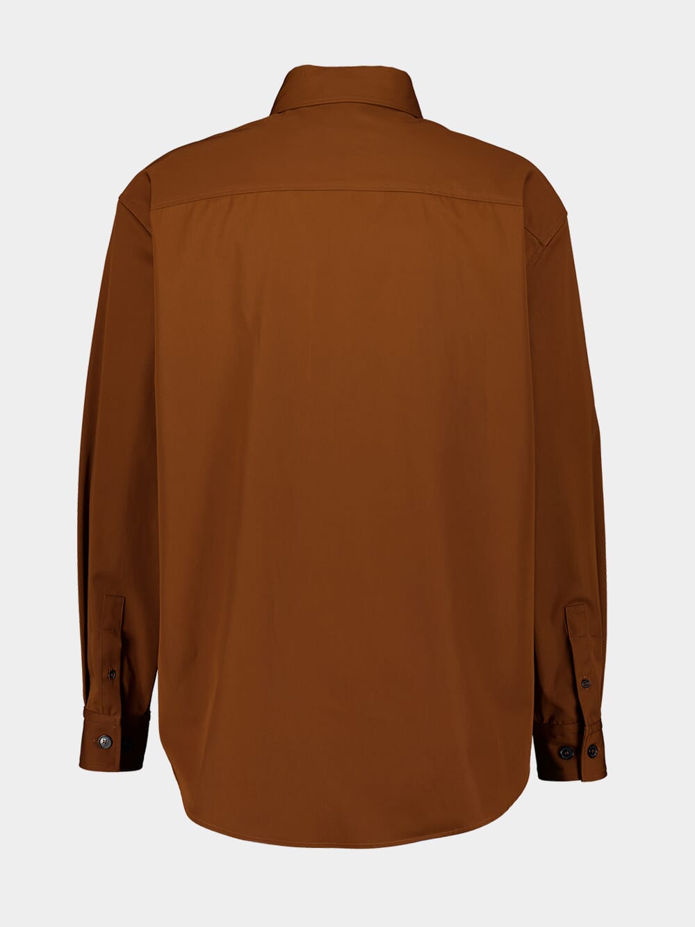 Tobacco Brown Embroidered Shirt