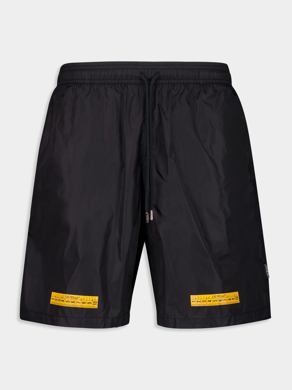 Black Tape-Detail Swim Shorts