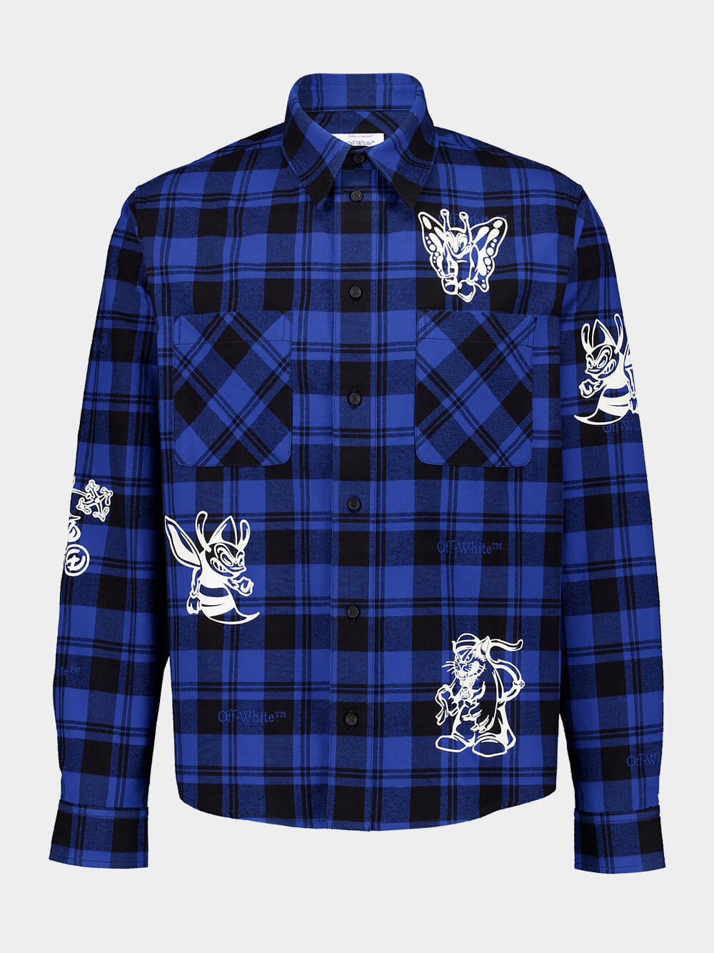 Blue Character Check Shirt