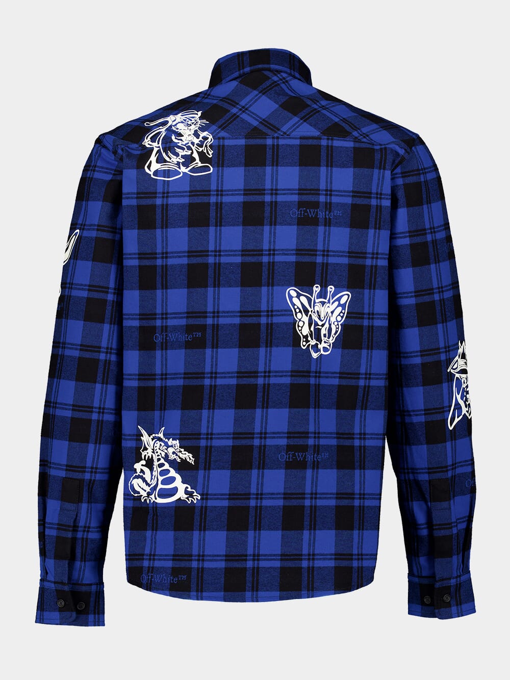 Blue Character Check Shirt