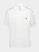 Off-White White Gothic Arrow Bowling Shirt