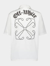 Off-White White Gothic Arrow Bowling Shirt