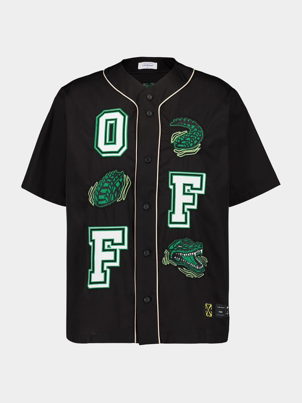 Crocodile Patch Baseball Shirt