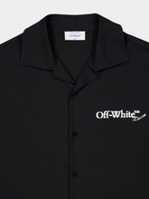 Off-White Black White Scribble Arrow Cotton Shirt