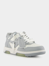 Off-White Grey Out Of Office Calf Leather Sneakers