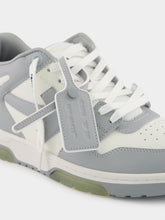 Off-White Grey Out Of Office Calf Leather Sneakers