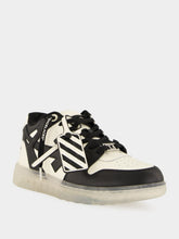 Off-White Off-White and Black OOO Varsity Leather Sneakers