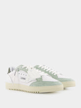 Off-White 5.0 Panelled Canvas Green Sneakers