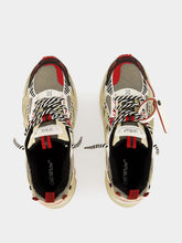 Off-White Sand and Red Be Right Back Sneakers