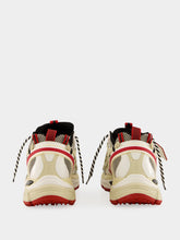 Off-White Sand and Red Be Right Back Sneakers