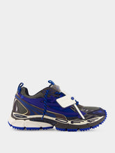 Off-White Gunmetal and Navy Blue Be Right Back Sneakers