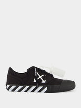 Off-White Black Vulcanized Low-Top Sneakers