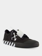 Off-White Black Vulcanized Low-Top Sneakers