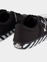 Off-White Black Vulcanized Low-Top Sneakers