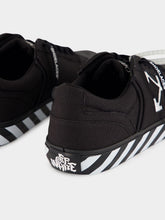 Off-White Black Vulcanized Low-Top Sneakers