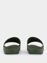 Off-White Green Bookish Sliders
