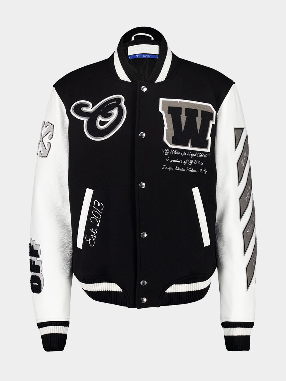 Wool-Blend Varsity Jacket