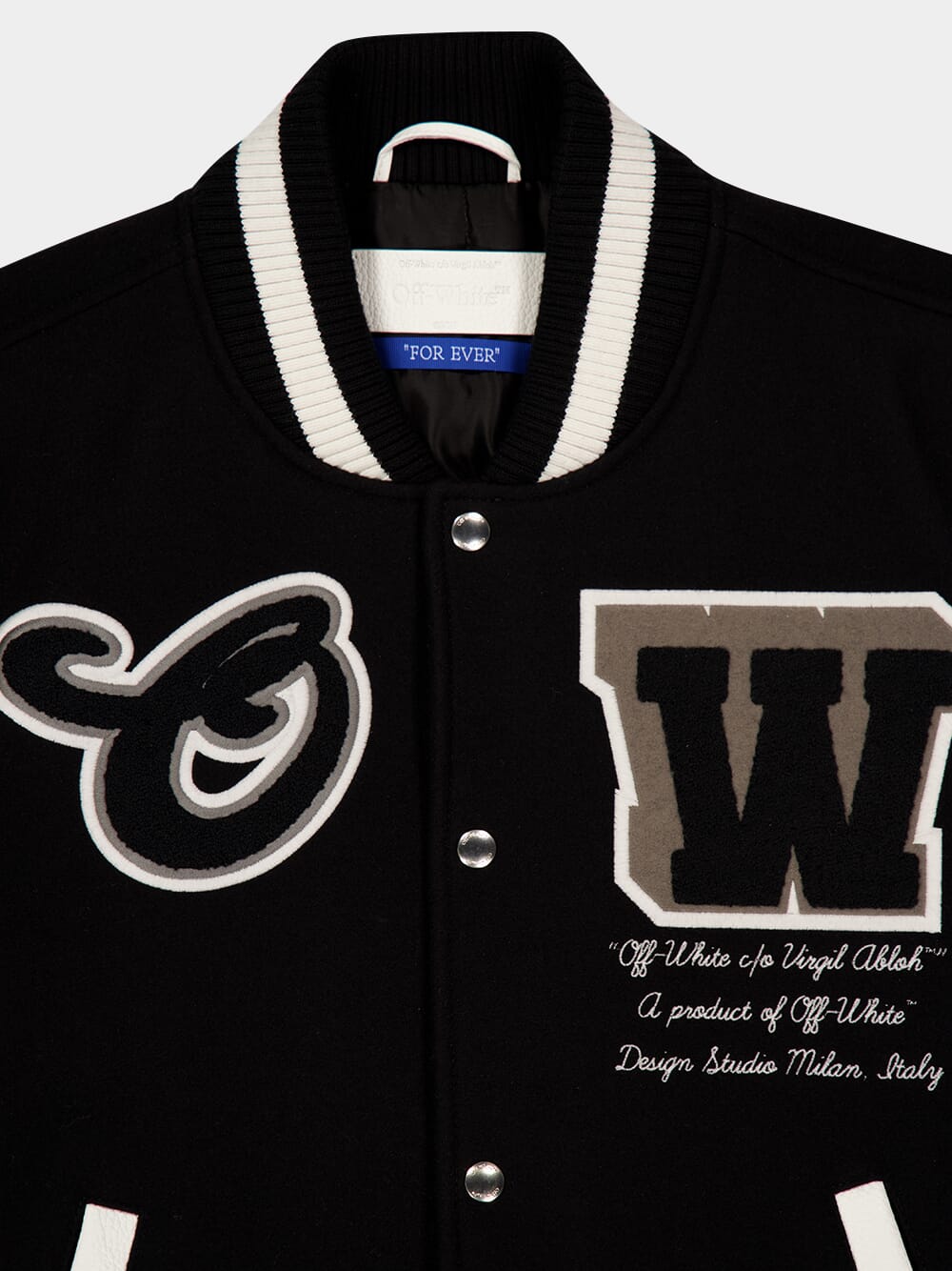 Wool-Blend Varsity Jacket