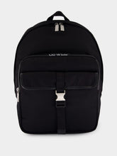 Off-White Black Outdoor Round Leather Backpack