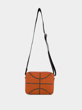 Off-White Orange Basketball Camera Bag in Calfskin