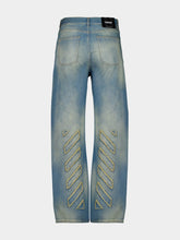Off-White Dirty Blue Relaxed Fit Jeans