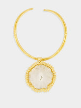 Sylvia Toledano Gold Necklace with Crystal