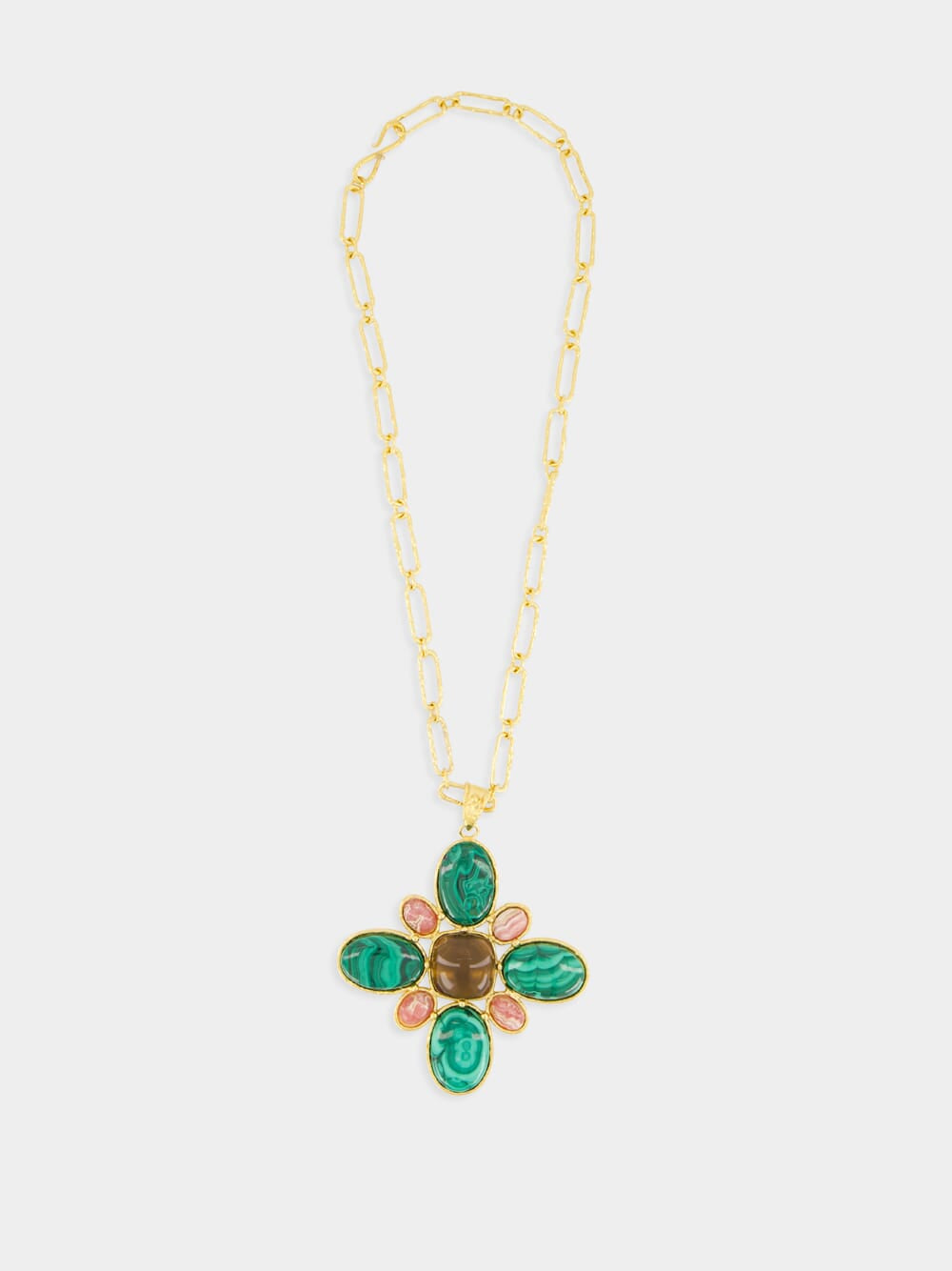 Malachite and Stones Necklace