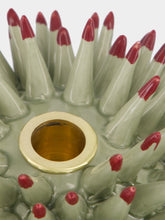 La DoubleJ Solid Light Green Spine Candle Holder