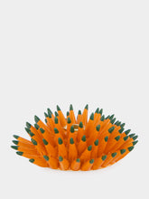 La DoubleJ Solid Orange Spine Candle Holder