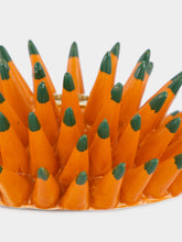 La DoubleJ Solid Orange Spine Candle Holder