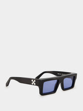 Off-White Black and Blue Ruby Sunglasses