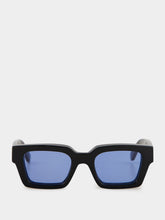 Off-White Black and Blue Virgil Square Sunglasses