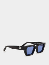 Off-White Black and Blue Virgil Square Sunglasses