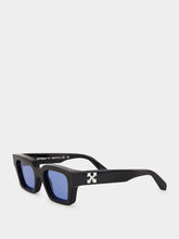 Off-White Black and Blue Virgil Square Sunglasses
