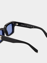 Off-White Black and Blue Virgil Square Sunglasses