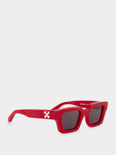 Off-White Red Virgil Square Sunglasses